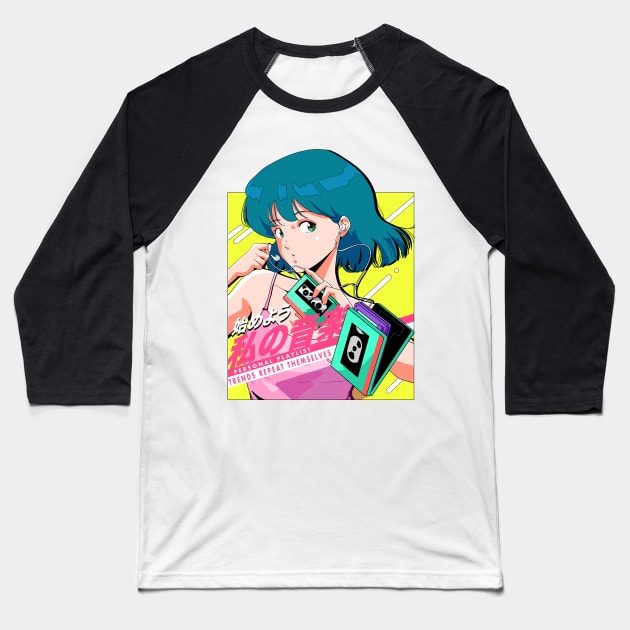 ONGAKU Baseball T-Shirt by chao-illustrator